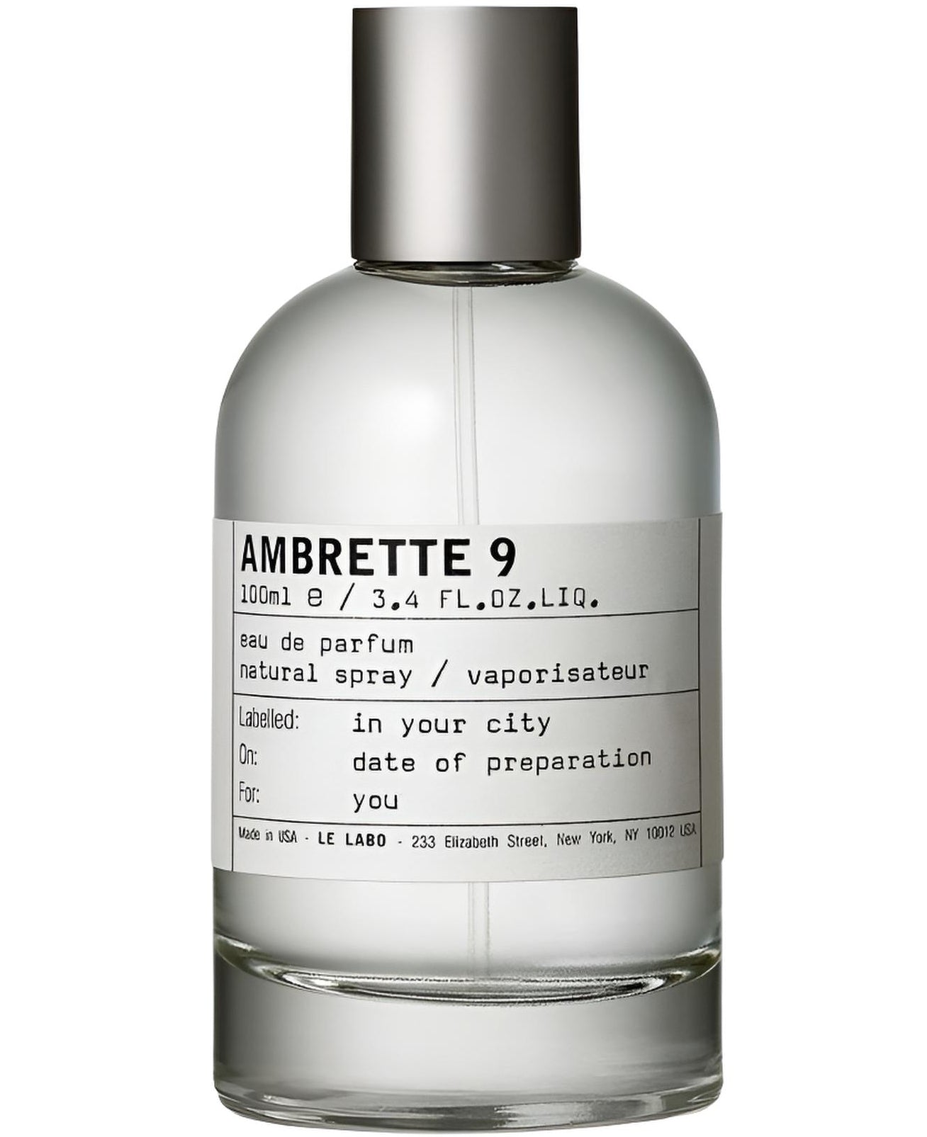 LE LABO AMBRETTE 9 15ml オードパルファム AMBRETTE 9 de LE LABO — Decant | ABSCENTS México