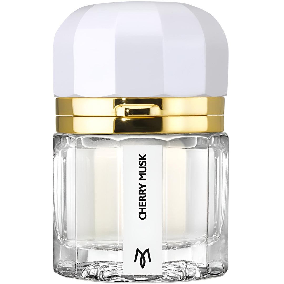 Decant de Cherry Musk de Ramón Monegal, frasco con diseño elegante y aroma dulce y afrutado de cereza y musk.