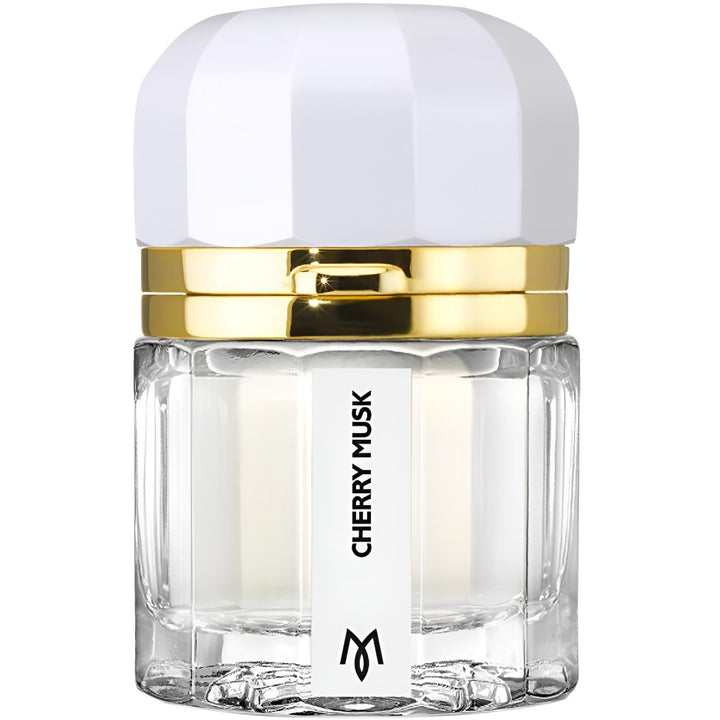 Decant de Cherry Musk de Ramón Monegal, frasco con diseño elegante y aroma dulce y afrutado de cereza y musk.