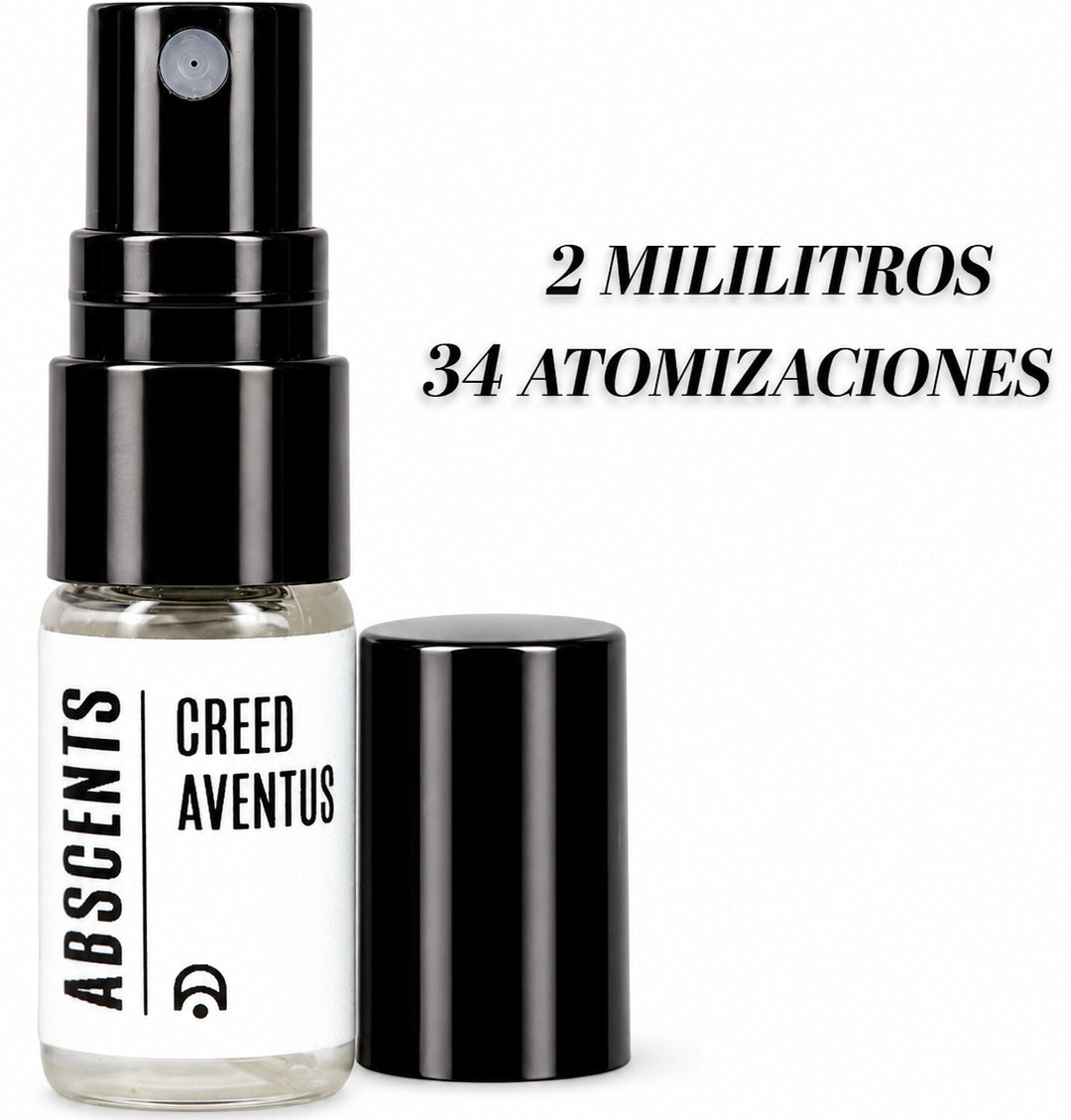 2 mililitros · 34 atomizaciones