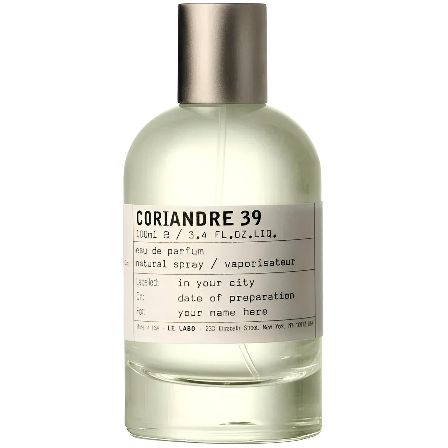 LE LABO CORIANDRE 39 15ml 香水 CORIANDRE 39 MÉXICO de LE LABO — Decant | ABSCENTS México