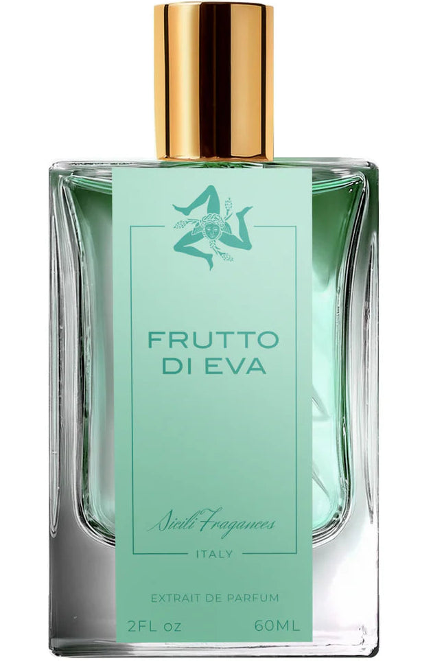 Decant de Frutto di Eva de Sicili Fragrances, frasco elegante con aroma floral y afrutado, visible en la imagen.