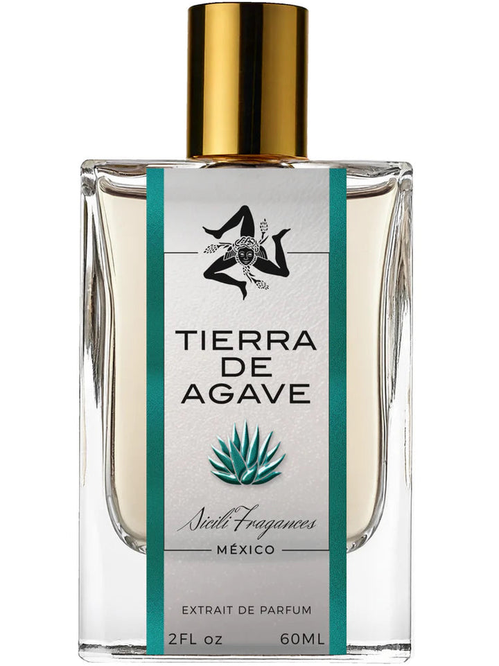 Decant de Tierra de Agave de Sicili Fragrances, frasco pequeño con diseño elegante y etiqueta que muestra la fragancia.