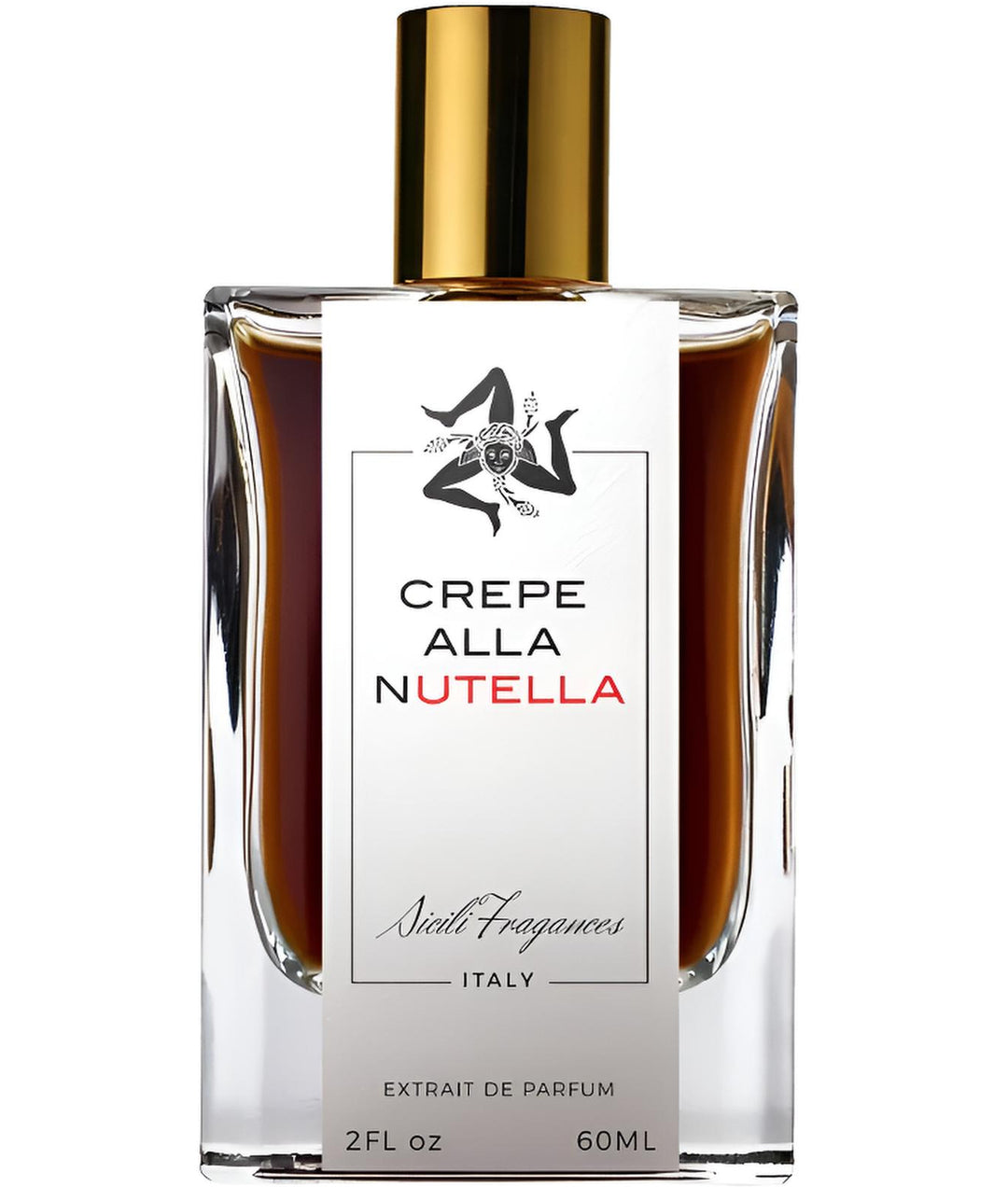 Decant de crema de crepe con Nutella de Sicili Fragrances, presentación en frasco pequeño y elegante, ideal para aromatizar espacios
