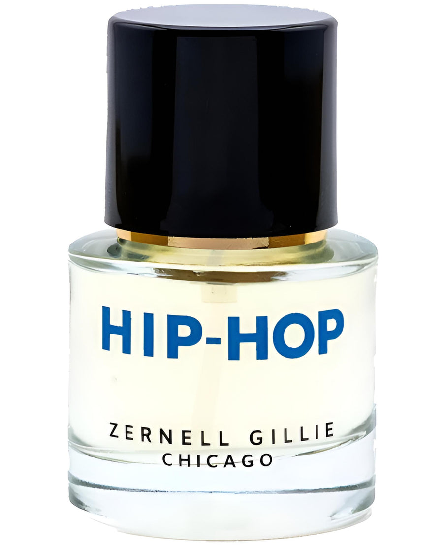 Decant de Hip-Hop de la marca Zernell Gillie, con diseño artístico y estilo urbano en colores vibrantes.