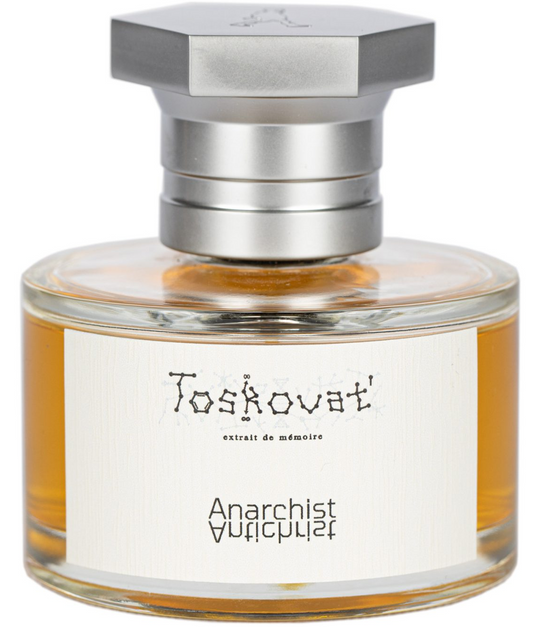 Decantador de vino TOSKOVAT' ANARCHIST A- en vidrio transparente con diseño moderno y elegante.