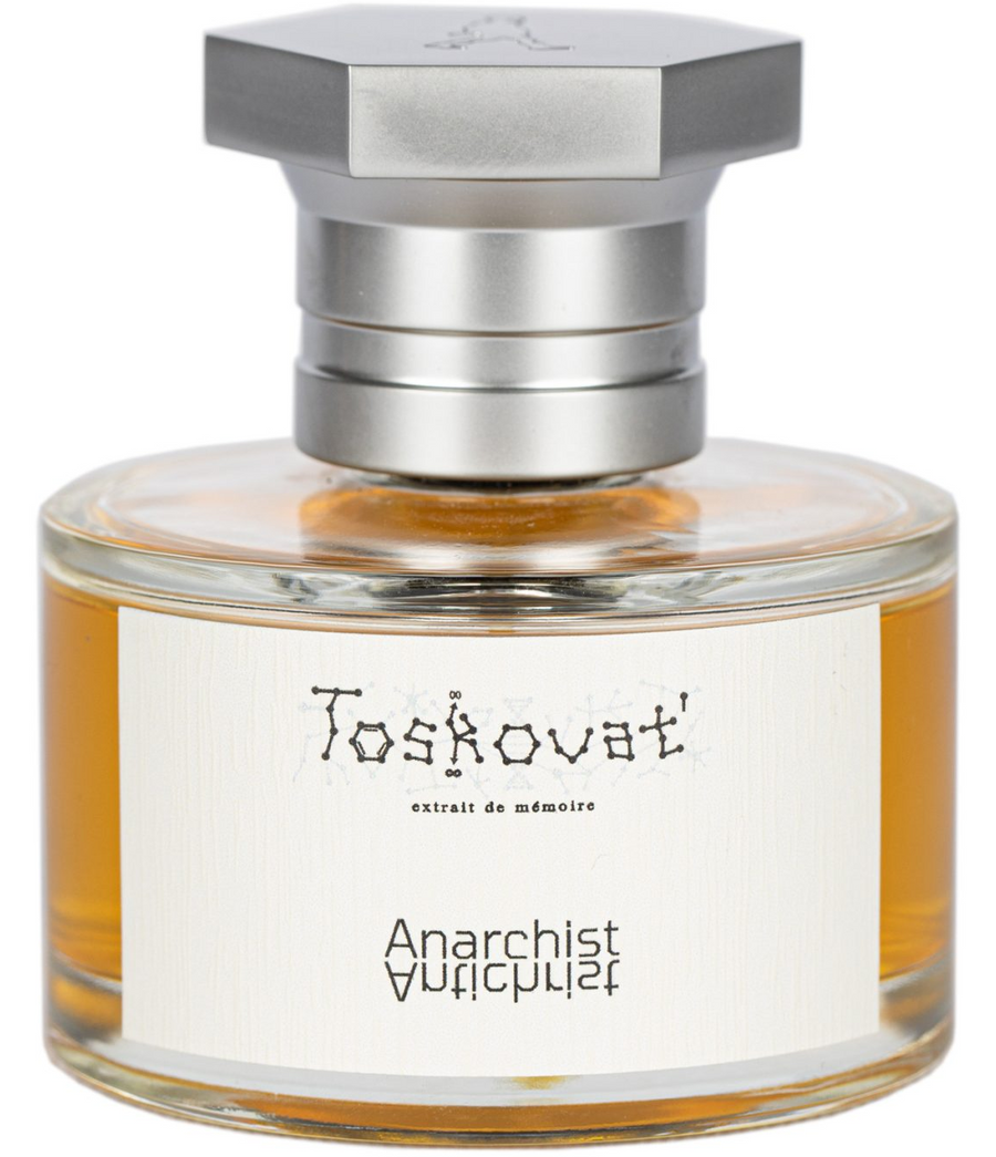 Decantador de vino TOSKOVAT' ANARCHIST A- en vidrio transparente con diseño moderno y elegante.