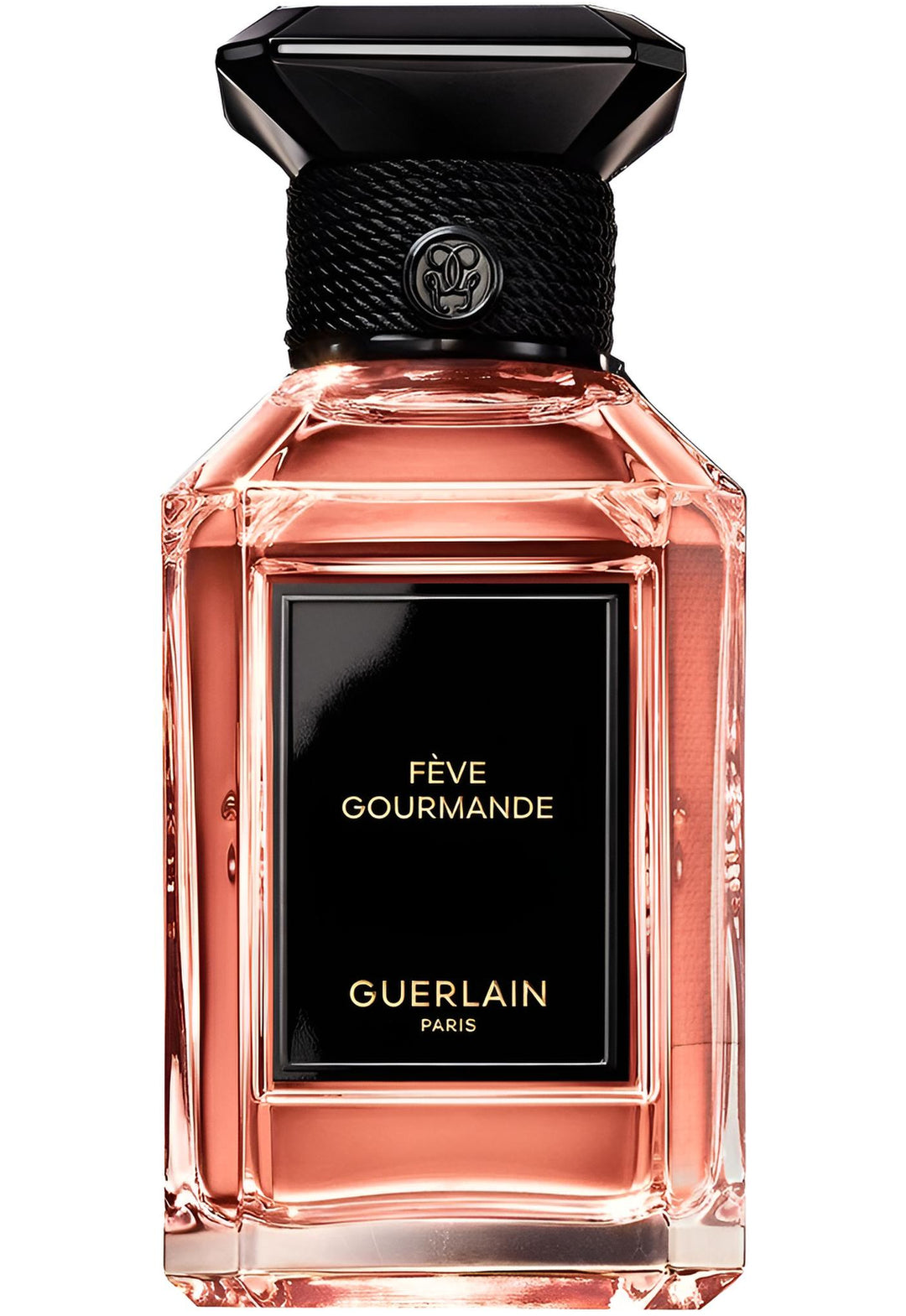 Decant de Fève Gourmande de Guerlain, presentación elegante con diseño clásico y detalles de alta calidad.