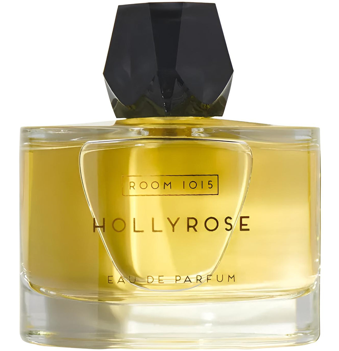 Decant de 100 ml de HollyRose de Room 1015, frasco de perfume con diseño elegante y fragancia floral.