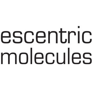 Decant de la fragancia Molecule 01 de Escentric Molecules, envase pequeño con etiqueta blanca y detalles en negro.